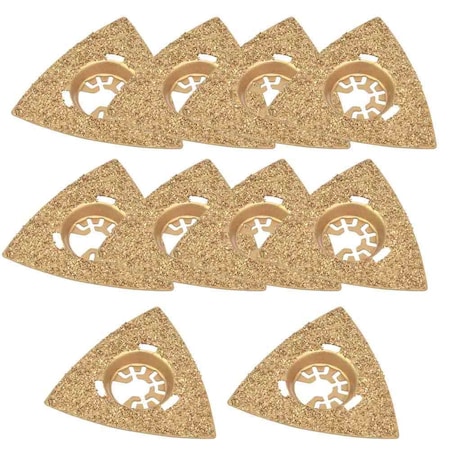 Versa Tool 80mm Triangular Carbide RASP, 8mm Offset Mount, PK 10 AB10L